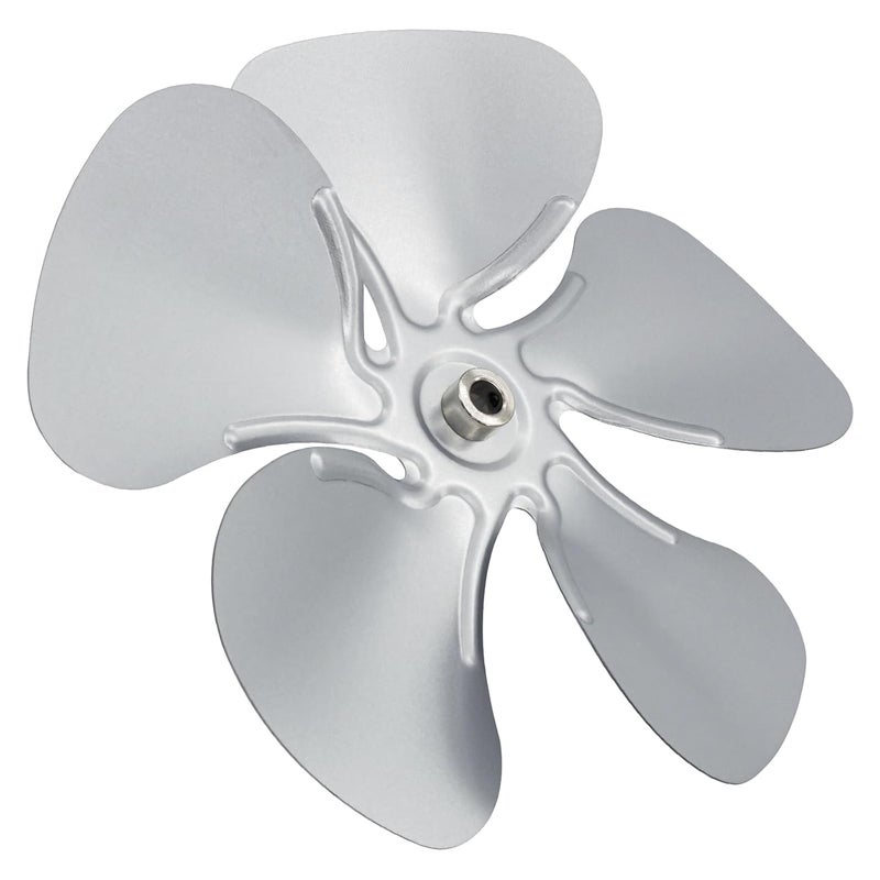 SuperDi 9800528 Replacement Fan Blade Power Vent Motor, 14393 FB99100 Attic Fan Blade Propeller 12" 32 Degree 5 Blade for 1/2" Shaft with Set Screws - Image 3